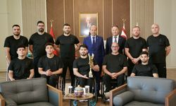 Tatar, Vakıflar Tekerlekli Sandalye Basketbol Takımı’nı kabul etti