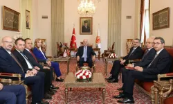 Meclis Komite heyeti TBMM Başkanı Kurtulmuş tarafından kabul edildi