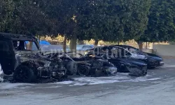 Güney Kıbrıs'ta, öldürülen iş adamının ortağına ait 4 araç yandı: Kundaklama şüphesi var