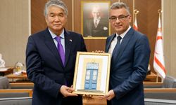 Cumhurbaşkanı Erhürman, TÜRKSOY Genel Sekreteri Raev’i Kabul Etti