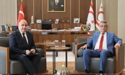 Cumhurbaşkanı Erhürman, Türkiye'nin Lefkoşa Büyükelçisi Ali Murat Başçeri’yi kabul etti