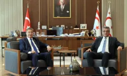 Cumhurbaşkanı Tufan Erhürman, Başbakan Ünal Üstel’i kabul ederek görüştü