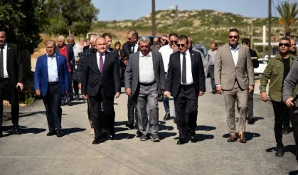 Üstel, Sadrazamköy ile Çatalköy-Değirmenlik yolunda incelemede bulundu: Sözler yerine getiriliyor