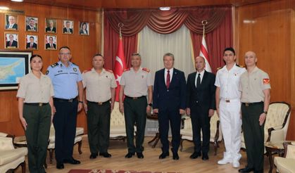 Üstel, GKK Komutanı Tümgeneral Görgülü’yü kabul etti: Vatan ordusuyla güvendeyiz
