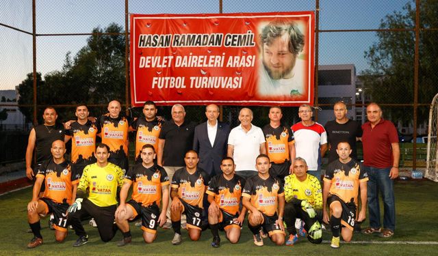 Tatar, Hasan Ramadan Cemil Daireler Arası Futbol Turnuvası’nın açılışına katıldı