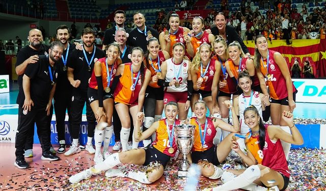 Galatasaray Daikin Kadın Voleybol Takımı, 2024 Balkan Kupası'nda şampiyon oldu