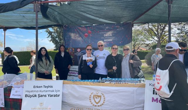 Cumhurbaşkanı Ersin Tatar’ın eşi Sibel Tatar, 22. Orkide Yürüyüşü’ne katıldı
