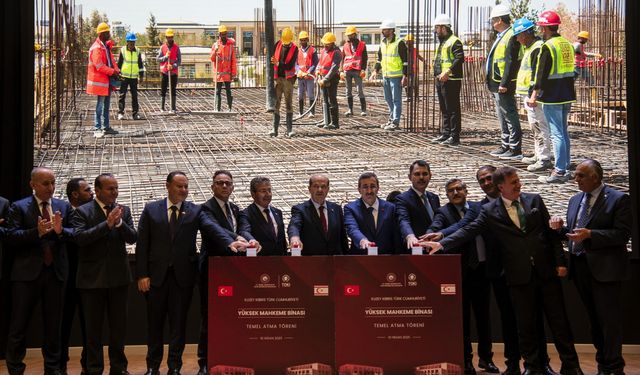 Yüksek Mahkeme binasının temelleri atıldı