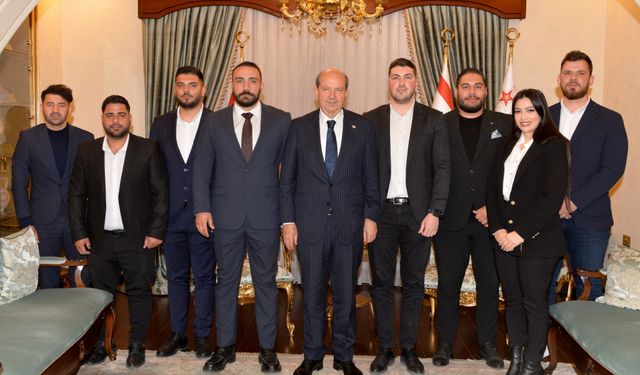 Tatar, UBP Gençlik Kolları başkanlarını kabul etti