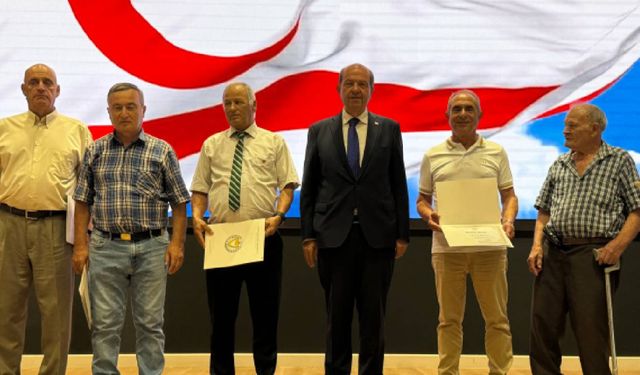 Gazilik Beratı ve Gazilik kartları takdim edildi