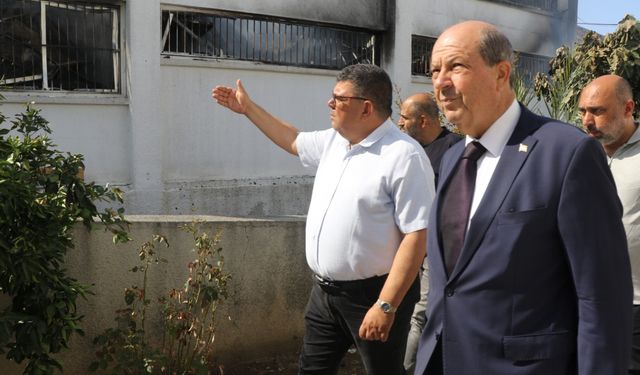 Tatar, Gümrük ve Rüsumat Dairesi’ne ait antrepodaki yangınla ilgili bilgi aldı
