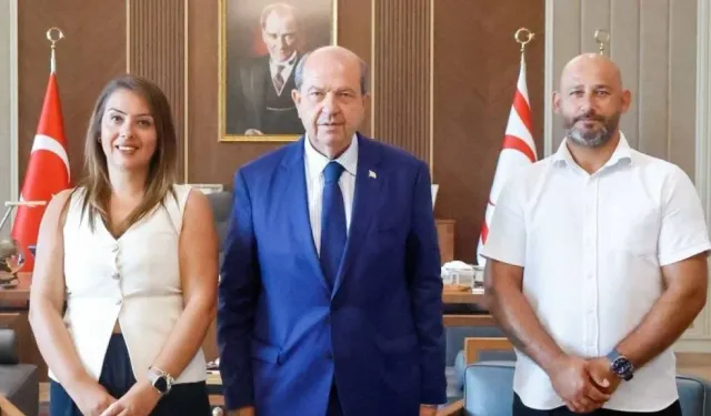 Cumhurbaşkanı Tatar, Londra Rauf Raif Denktaş Türk Okulu heyetini kabul etti