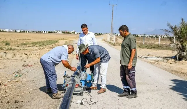 Yenikent-Öypaş Sitesi bölgesinde su hattı güçleniyor