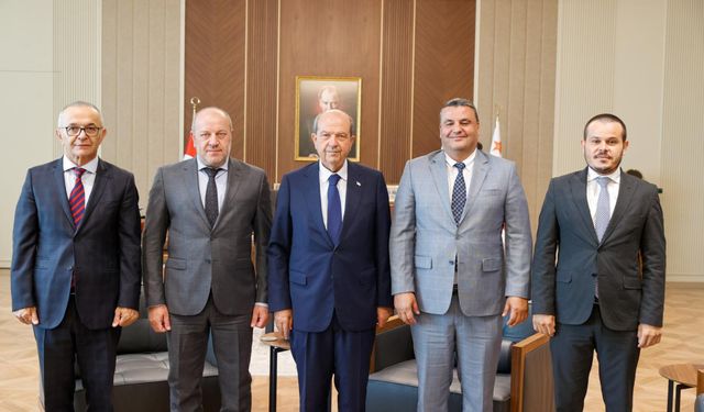Tatar, Kıbrıs Bilişim ve Teknoloji Derneği’ni kabul etti