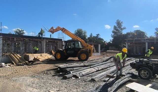 Güzelyurt Sosyal Konut Projesi’nde çalışmalar tüm hızıyla sürüyor