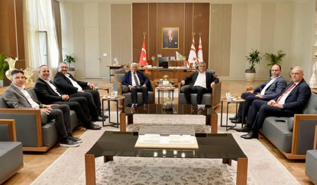 Erhürman: Hellim tescili ve güneş enerjisi projesindeki aksaklıkları ele aldık