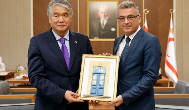 Cumhurbaşkanı Erhürman, TÜRKSOY Genel Sekreteri Raev’i Kabul Etti