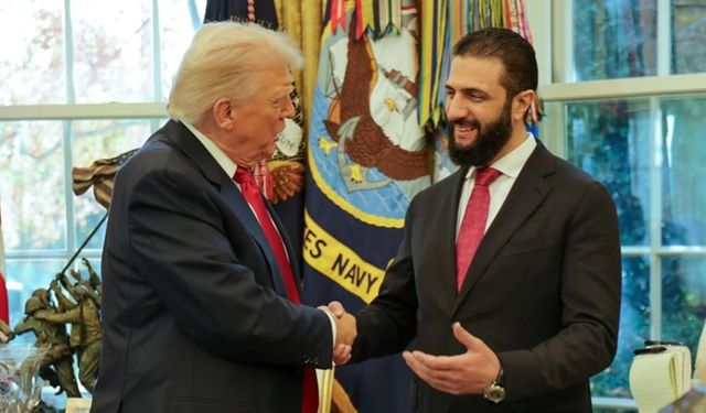 ABD Başkanı Trump, Suriye Cumhurbaşkanı Şara ile görüştü