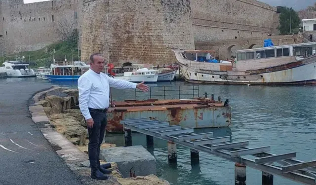 Bakan Ataoğlu, Girne Antik Limanı’nda yürütülen çalışmaları inceledi