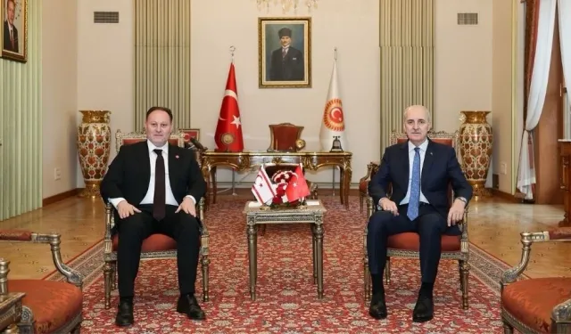 Meclis Başkanı Ziya Öztürkler, TBMM Başkanı Numan Kurtulmuş ile görüştü: Kurumsal ilişkiler gündemde