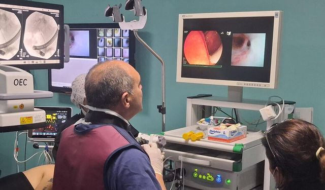 Kolanjioskopi cihazı Gazimağusa Devlet Hastanesi’nde kullanılmaya başlandı