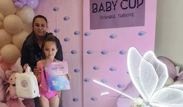 Minik Cimnastikci İpek Erden, 7'nci Baby Cup’ta kategorisinde 2'nci gelerek gurur yaşattı
