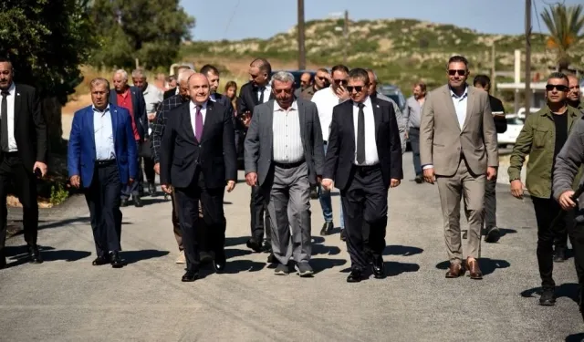 Üstel, Sadrazamköy ile Çatalköy-Değirmenlik yolunda incelemede bulundu: Sözler yerine getiriliyor