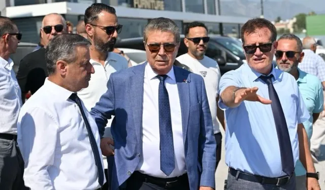 Üstel ve Arıklı, Girne-Çatalköy yolunda incelemelerde bulundu: İlk etap Ağustos'ta tamamlanacak
