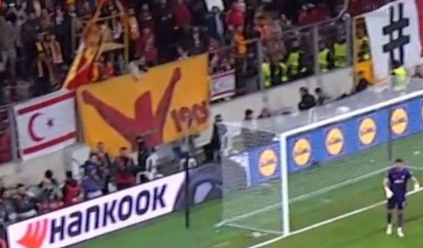 Galatasaray taraftarı KKTC’yi yine unutmadı