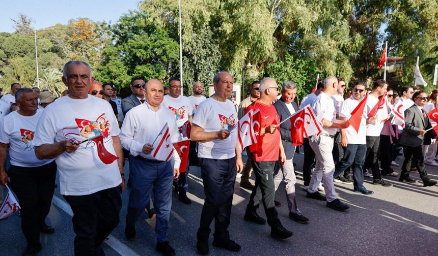 19 Mayıs Atatürk’ü Anma Gençlik ve Spor Bayramı kapsamında Lefkoşa’da 106. Yıl Korteji düzenlendi
