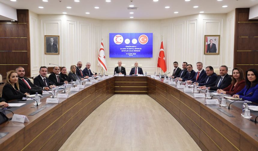 Türkiye ile KKTC arasında ‘Çalışma, İstihdam ve Sosyal Güvenlikte Stratejik İş Birliği’ anlaşması imzalandı
