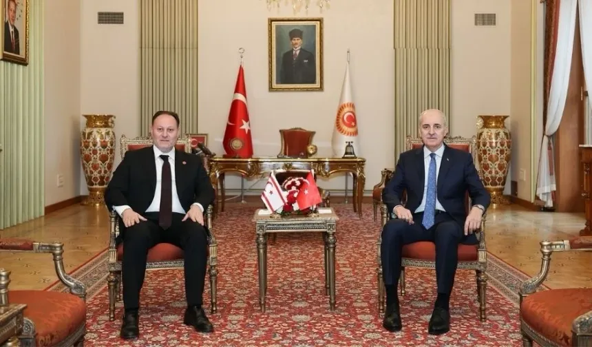 Meclis Başkanı Ziya Öztürkler, TBMM Başkanı Numan Kurtulmuş ile görüştü: Kurumsal ilişkiler gündemde