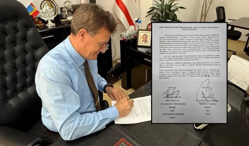 Erhan Arıklı, Millet Camisi'nin, Vakıflar İdaresi’ne devredildiğini açıkladı