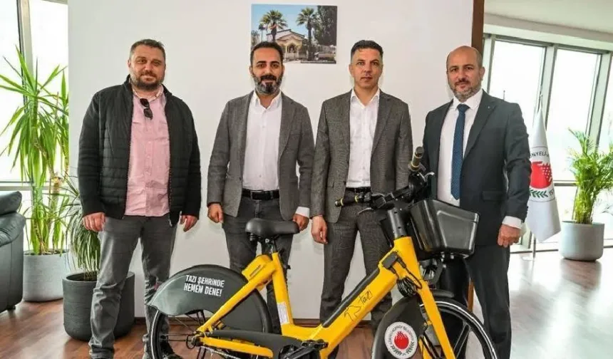 Gönyeli-Alayköy Belediyesi’nde elektrikli bisiklet sistemi için ihale tamamlandı, sözleşme imzalandı