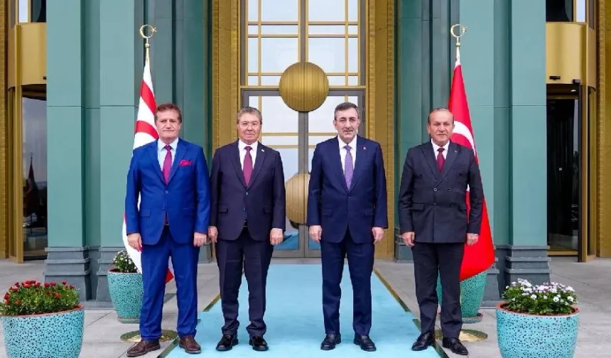 Hükümet ortakları Ankara'da Cevdet Yılmaz ile bir araya geldi