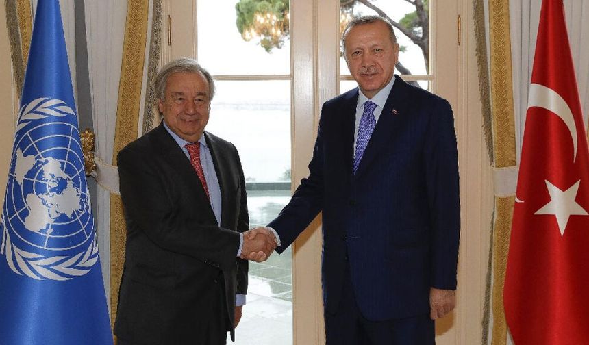 Erdoğan ile Guterres kritik başlıkları görüştü