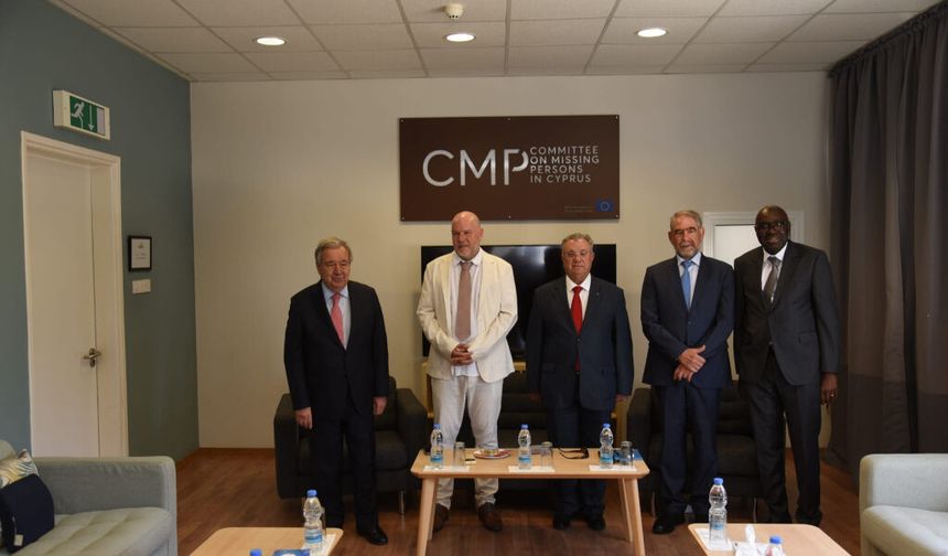 Guterres, Kayıp Şahıslar Komitesi Antropoloji Laboratuvarı’nı ziyaret etti