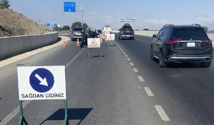 Lefkoşa Kuzey Çevre Yolu'nun bir bölümü trafiğe kapatıldı
