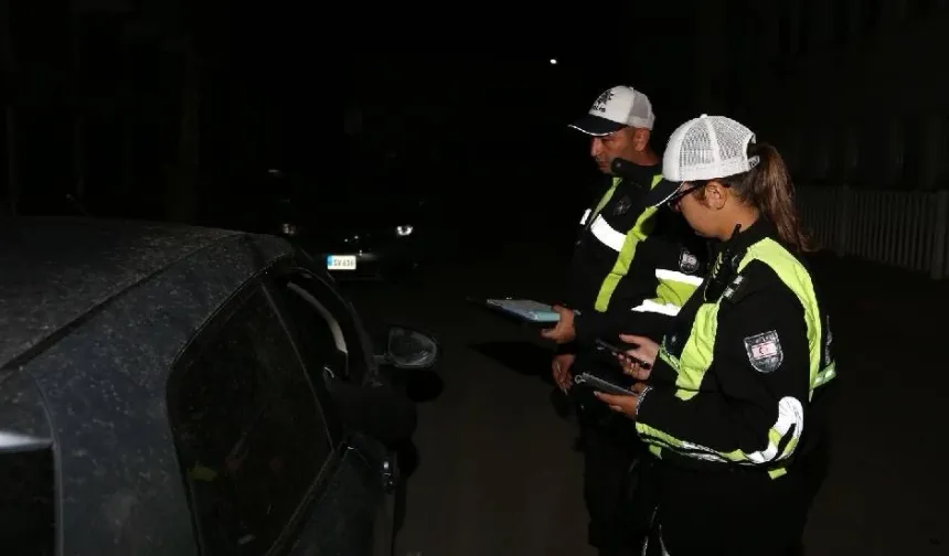 Trafik denetimlerinde 248 sürücü rapor edildi, 24 araç trafikten men edildi