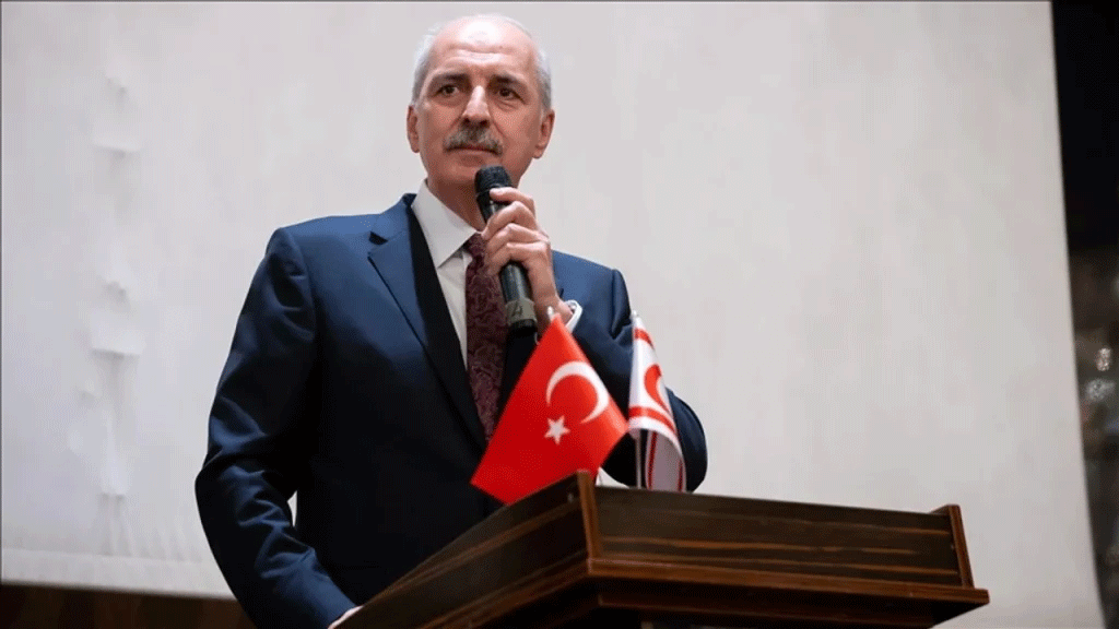 Kurtulmuş: Kıbrıs Adası’nda iki toplumlu bir seçenekten başka hiçbir seçim yolu kalmamıştır