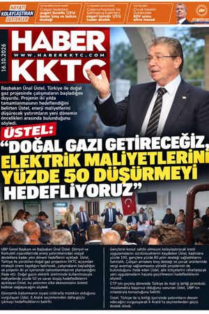 16 Ekim 2026 Haber KKTC